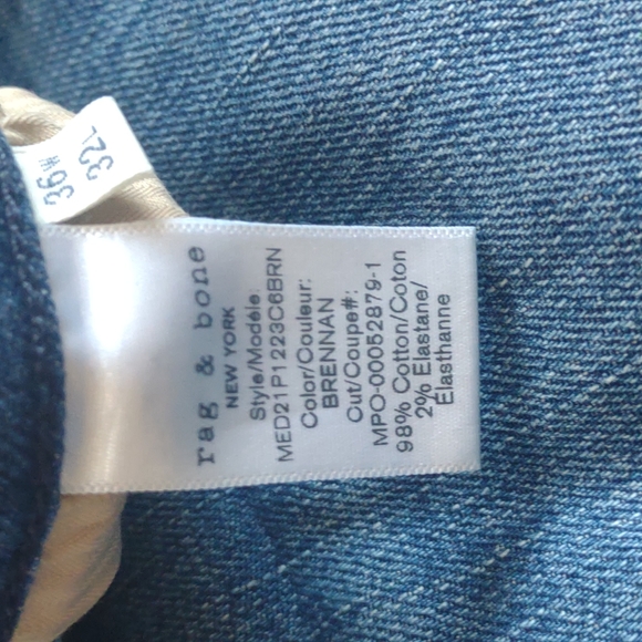 Rag & Bone 36x32 Jeans - Picture 10 of 11